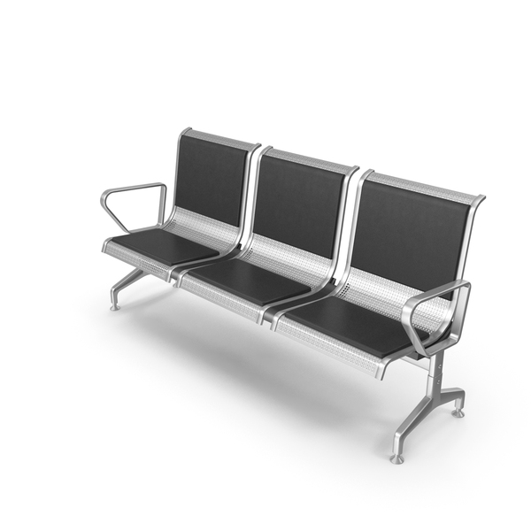 Airport Seating: Waiting Chair PNG & PSD Images