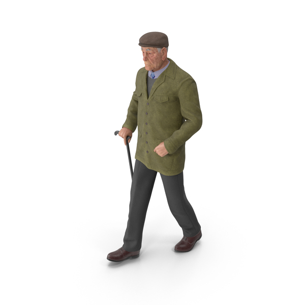 Elderly: Walking Old Man with Stick PNG & PSD Images Elderly: Walking Old Man with Stick PNG & PSD Images