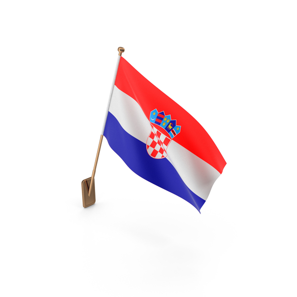 Wall Flag of Croatia PNG & PSD Images
