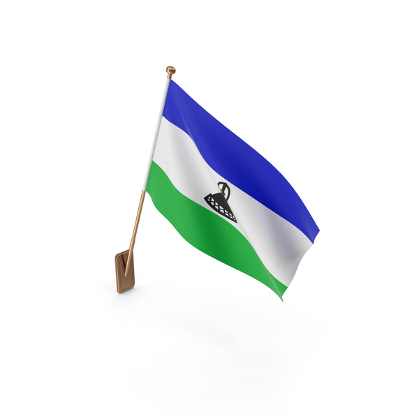 Wall Flag of Lesotho PNG & PSD Images Wall Flag of Lesotho PNG & PSD Images