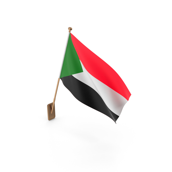 Wall Flag of Sudan PNG Images & PSDs for Download | PixelSquid - S11636055F