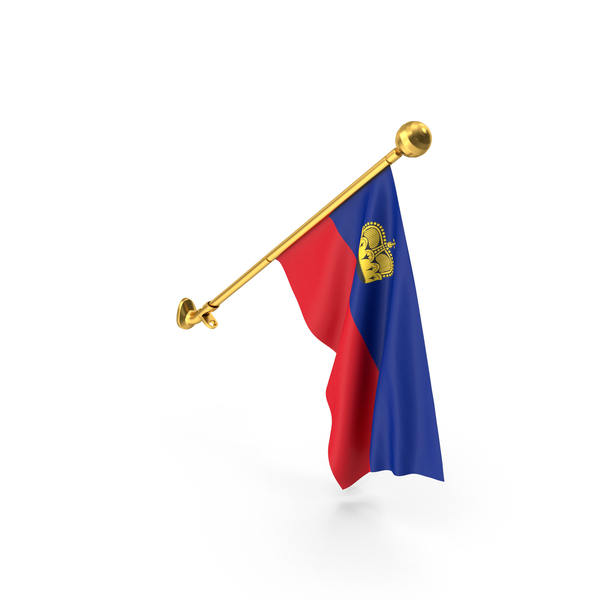 Wall Hanging Flag Liechtenstein PNG & PSD Images