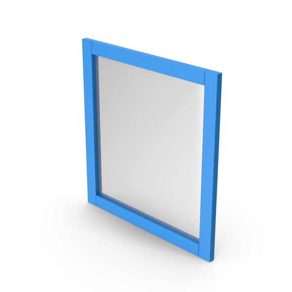 Wall Mirror Blue PNG & PSD Images