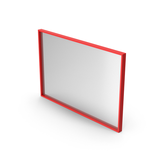 Wall Mirror Red PNG & PSD Images
