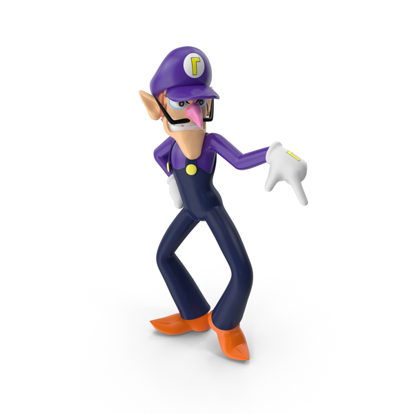 Game Character: Waluigi PNG & PSD Images
