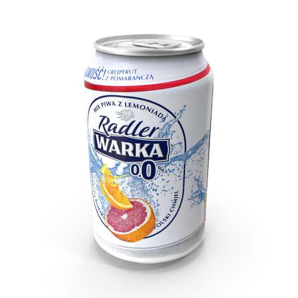 Beer Can: Warka Radler Grapefruit 330ml PNG & PSD Images