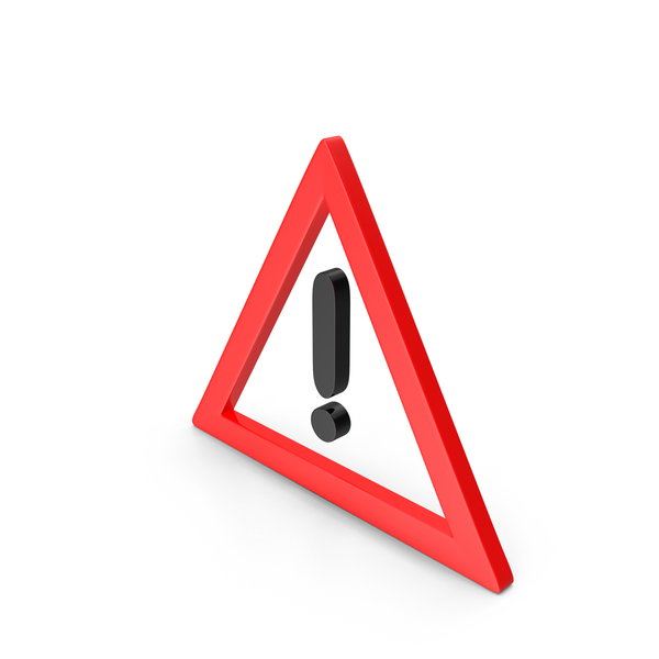 WARNING SIGN RED BLACK PNG Images & PSDs for Download | PixelSquid ...