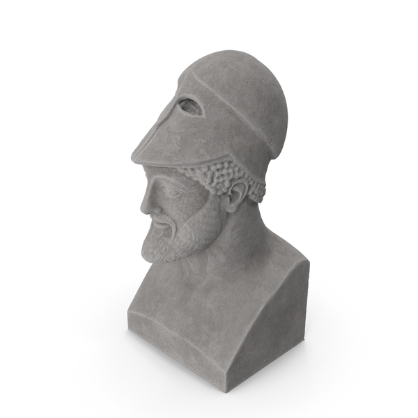 Warrior Bust Stone PNG & PSD Images