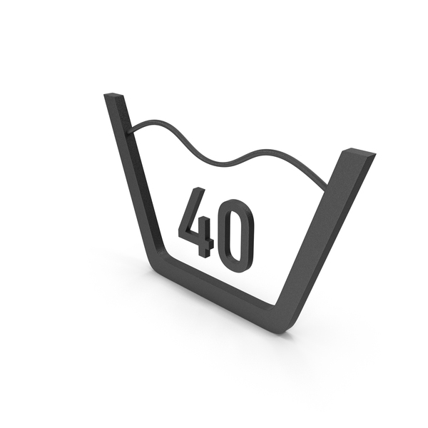 Symbols: Wash At Or Below 40C PNG & PSD Images Symbols: Wash At Or Below 40C PNG & PSD Images