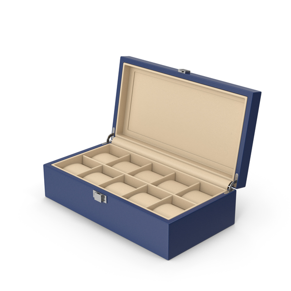 Jewelry: Watch Box Blue PNG & PSD Images