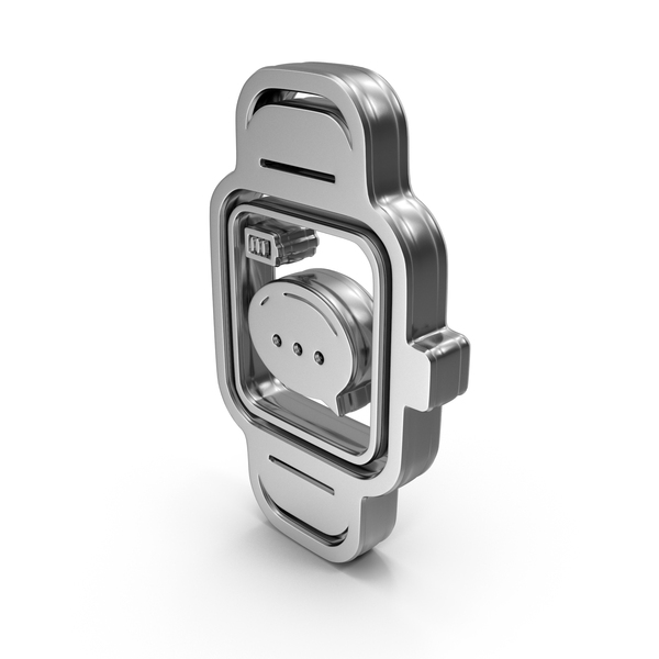 Digital: Watch Logo Silver PNG & PSD Images