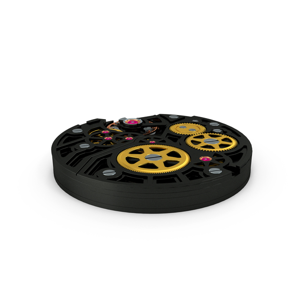 Clock: Watch Mechanism Black PNG & PSD Images Clock: Watch Mechanism Black PNG & PSD Images