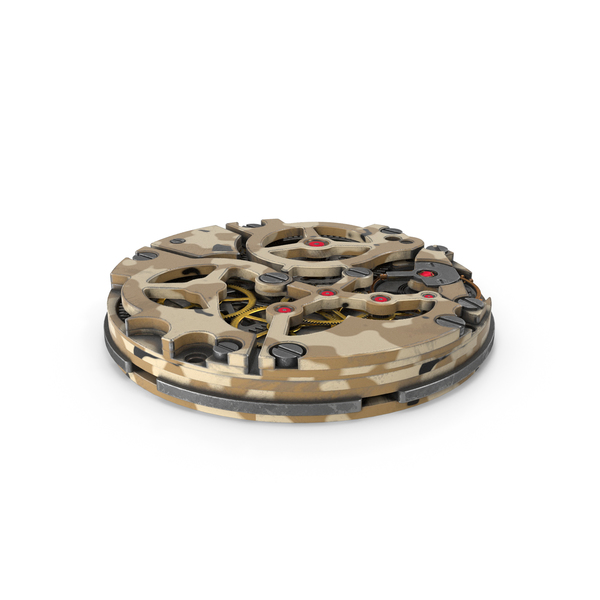 Clock: Watch Mechanism Military PNG & PSD Images