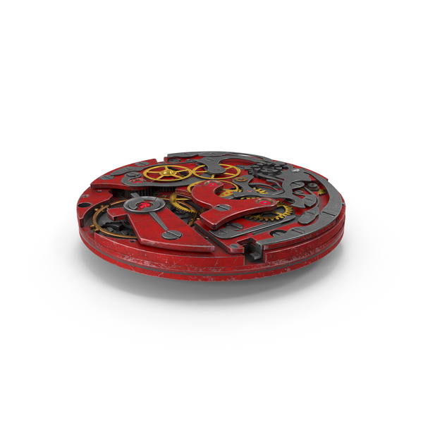 Clock: Watch Mechanism Red Scratched PNG & PSD Images Clock: Watch Mechanism Red Scratched PNG & PSD Images