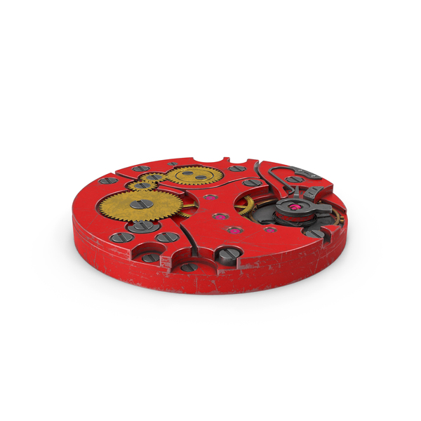 Clock: Watch Mechanism Scratched Red PNG & PSD Images Clock: Watch Mechanism Scratched Red PNG & PSD Images
