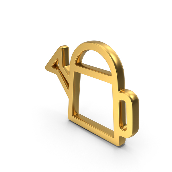 Symbols: Water Can Gold Symbol PNG & PSD Images