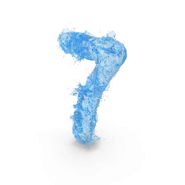 Water Splash Number 7 PNG & PSD Images Water Splash Number 7 PNG & PSD Images