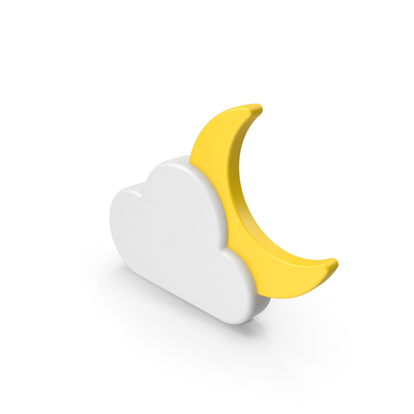 Meteorology Symbols: Weather Icon Cloudy Night PNG & PSD Images Meteorology Symbols: Weather Icon Cloudy Night PNG & PSD Images