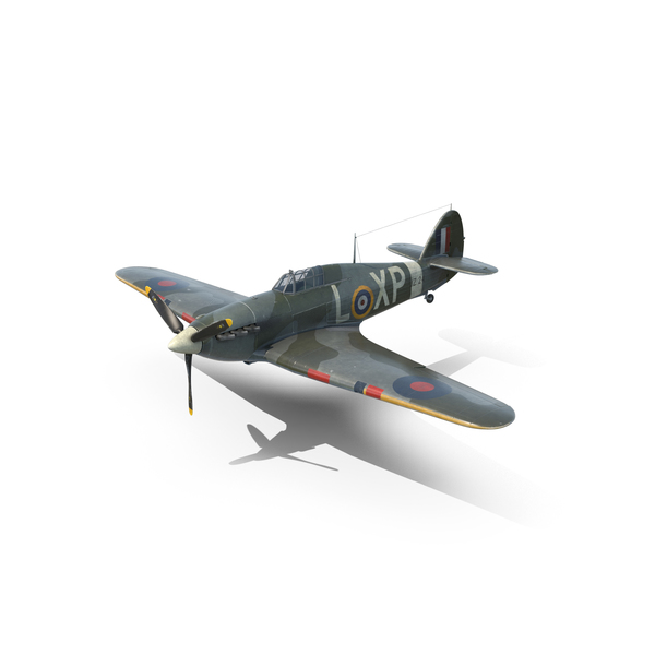 Fighter Propeller Plane: Weathered Hawker Hurricane PNG & PSD Images Fighter Propeller Plane: Weathered Hawker Hurricane PNG & PSD Images