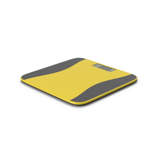 Digital: Weighing Scale Yellow PNG & PSD Images