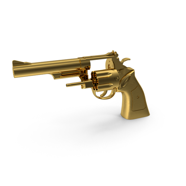 Revolver: Wesson Model 29612 Gold 3 PNG & PSD Images Revolver: Wesson Model 29612 Gold 3 PNG & PSD Images