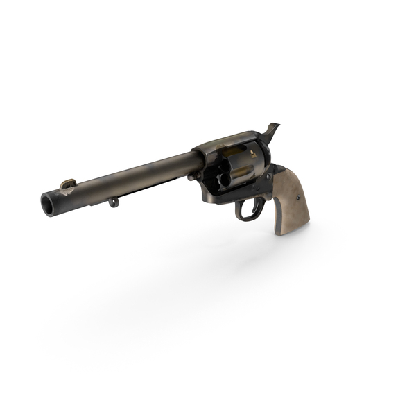 Western Revolver PNG & PSD Images