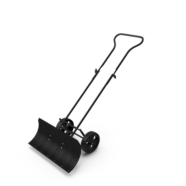 Shovel: Wheeled Snow Pusher PNG & PSD Images