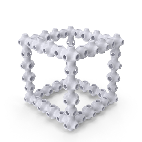 Symbols: White 3D Printed Decorative Cube Outline PNG & PSD Images Symbols: White 3D Printed Decorative Cube Outline PNG & PSD Images