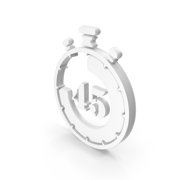 Symbols: White 45 Seconds Timer Stop Watch Symbol PNG & PSD Images Symbols: White 45 Seconds Timer Stop Watch Symbol PNG & PSD Images