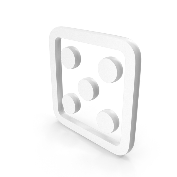 Symbols: White 5 Points Dice Icon PNG & PSD Images Symbols: White 5 Points Dice Icon PNG & PSD Images