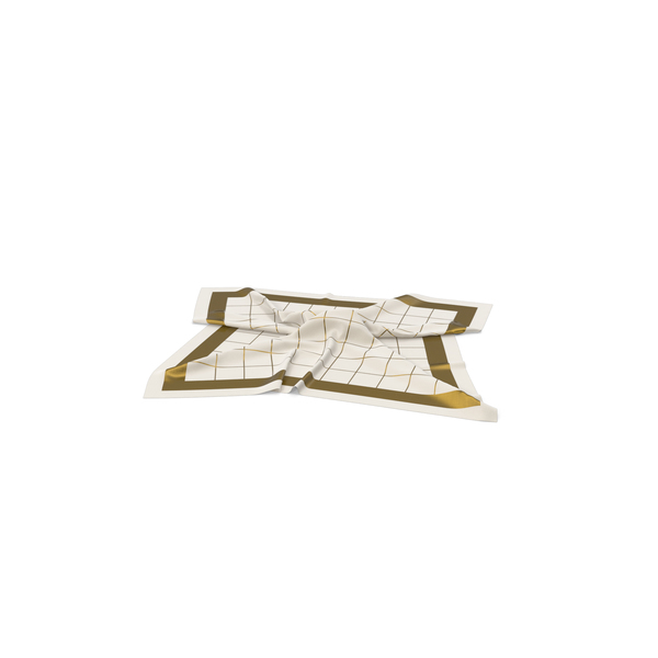 White and Gold Silk Scarf PNG & PSD Images White and Gold Silk Scarf PNG & PSD Images