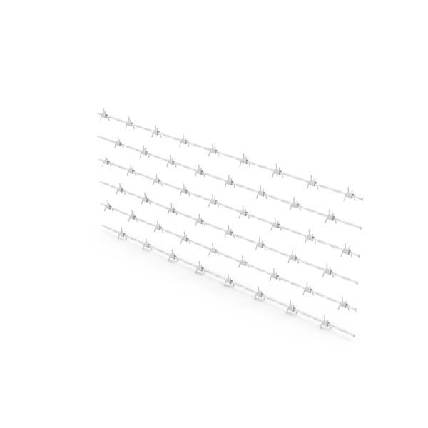 Fence: White Barbed Wire PNG & PSD Images