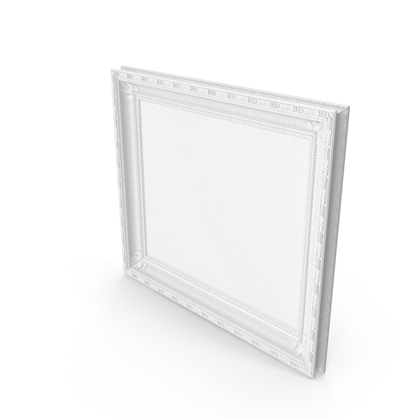 White Baroque Picture Frame PNG & PSD Images White Baroque Picture Frame PNG & PSD Images