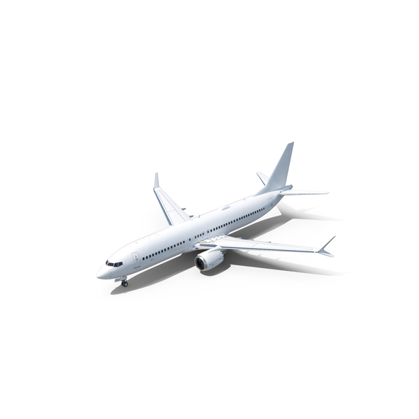 Airliner: White Boeing 737 MAX 8 PNG & PSD Images Airliner: White Boeing 737 MAX 8 PNG & PSD Images