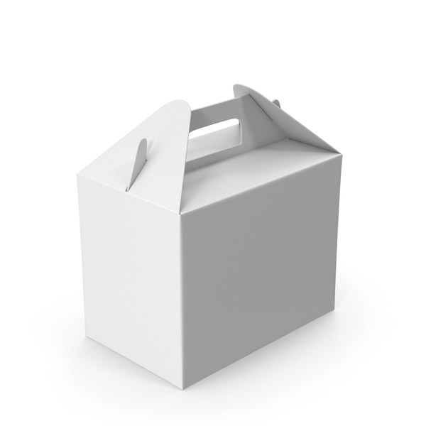 White Box With Handle PNG & PSD Images