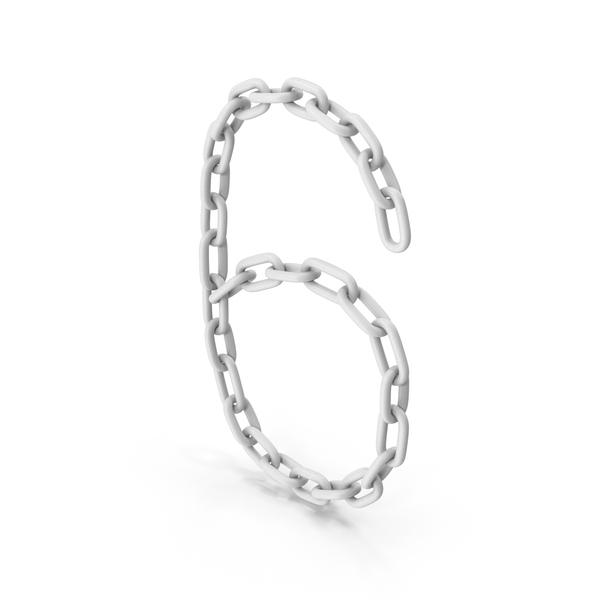 White Chain Number Six PNG & PSD Images White Chain Number Six PNG & PSD Images