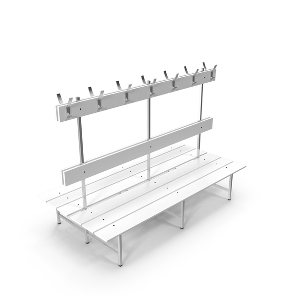 Park: White Change Bench PNG & PSD Images