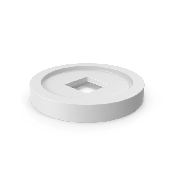 Coins: White Chinese Coin PNG & PSD Images Coins: White Chinese Coin PNG & PSD Images