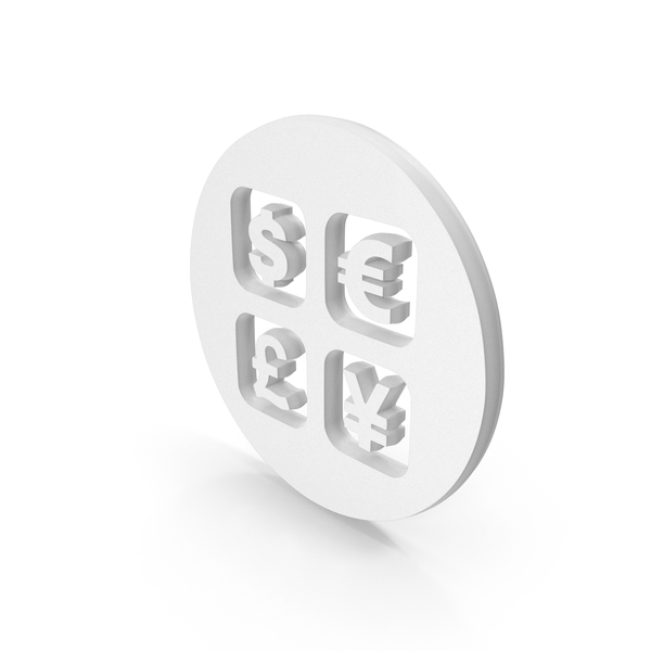 White Circular Currency Symbols PNG & PSD Images White Circular Currency Symbols PNG & PSD Images