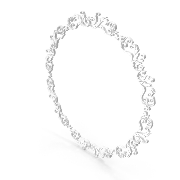 Home Decor: White Circular Nature Frame PNG & PSD Images Home Decor: White Circular Nature Frame PNG & PSD Images