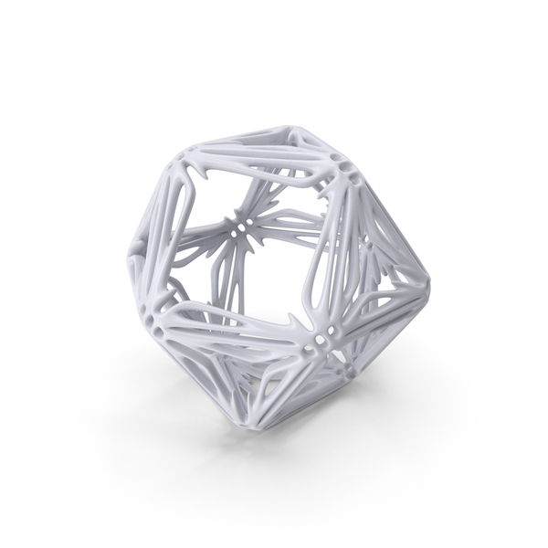Geometric Shape: White Complex Object PNG & PSD Images Geometric Shape: White Complex Object PNG & PSD Images