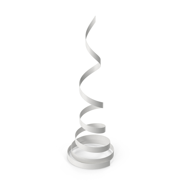 White Curly Ribbon PNG & PSD Images White Curly Ribbon PNG & PSD Images