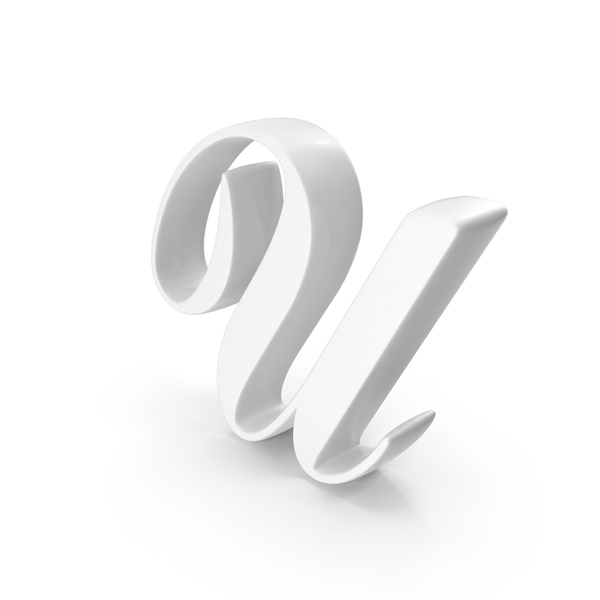 White Cursive Capital Letter U PNG Images & PSDs for Download ...