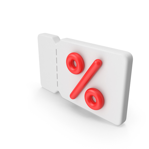 Symbols: White Discount Coupon PNG & PSD Images