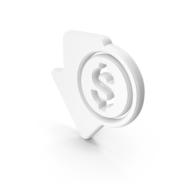 Symbols: White Dollar Fall Arrow Symbol PNG & PSD Images Symbols: White Dollar Fall Arrow Symbol PNG & PSD Images