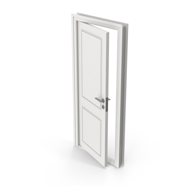 Interior: White Door Open PNG & PSD Images Interior: White Door Open PNG & PSD Images