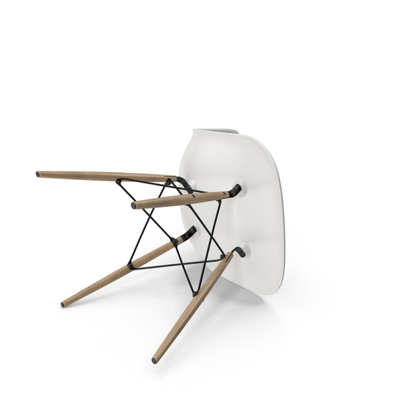 Seating: White Fallen Eames Plastic Side Chair PNG & PSD Images Seating: White Fallen Eames Plastic Side Chair PNG & PSD Images