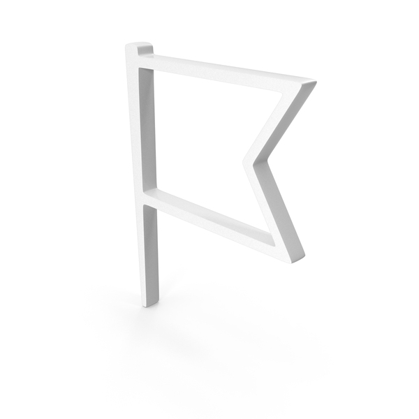 Symbols: White Flag Pin Symbol PNG & PSD Images