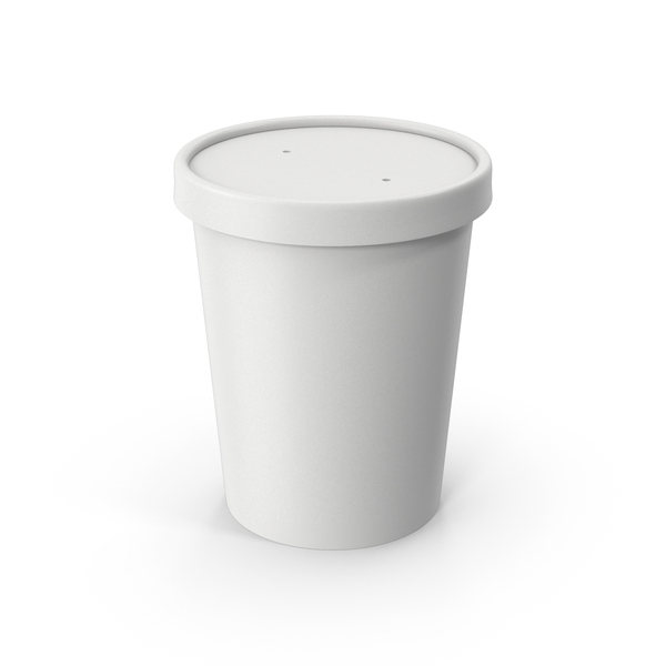 Container: White Food Cup PNG & PSD Images