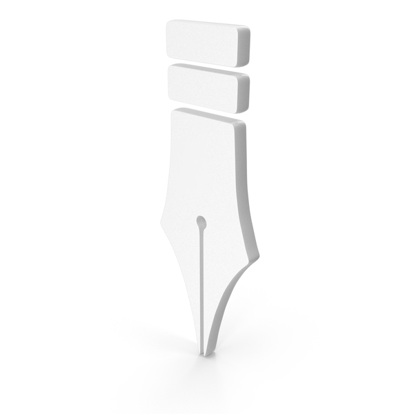 Symbols: White Fountain Ink Pen Nib Symbol PNG & PSD Images Symbols: White Fountain Ink Pen Nib Symbol PNG & PSD Images
